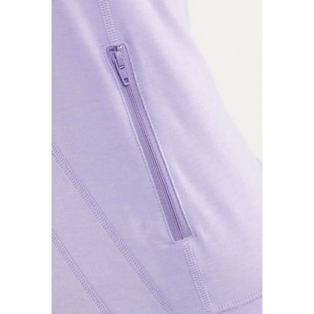 Lululemon In Stride Jacket Heathered Lilac Size 6 / excellent
